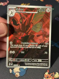 Pokemon Cards Scizor 205/197 Illustration Rare Obsidian Flames - (MP+) - Image 2