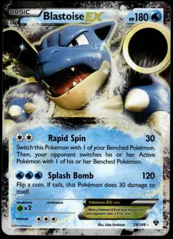 Blastoise EX 29/146 XY Base Set Pokemon [PL] (1) - Image 1