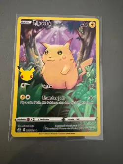 2021 Pokemon Celebrations Pikachu Full Art Holo English 005/025 Near Mint NM - Image 1