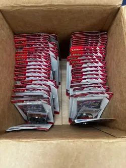 Lot of 46 Pokemon TCG Destined Rivals Checklane Blister Pack Eevee Promo - Image 2