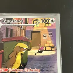 Gumshoos 153/132 Full Art Holo Illustration Rare Mega Evolution Pokemon 2025 NM+ - Image 3