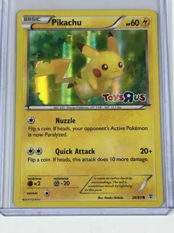 Pikachu 26/83 Toys R Us Promo Holo NM Pokemon TCG XY Generations 2016 Rare - Image 1