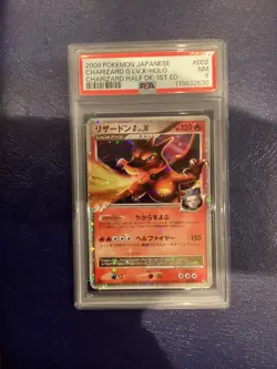PSA 7 Charizard G LV.X 002/016 Charizard Half Deck 1st Edition Japanese Pokemon - Image 1