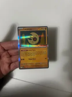 Pokemon Lunatone Mega Evolution Stamped Promo - Image 1