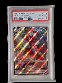 Scizor VMAX 119/189 Pokemon SWSH Darkness Ablaze PSA 10 GEM MINT - Image 1