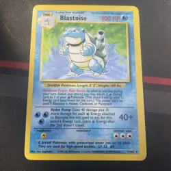 Pokemon TCG Blastoise Base Set 2/102 Holo Unlimited Holo Rare near mint - Image 1
