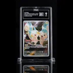 TAG 9.0 MINT Pachirisu 2023 Pokemon Pokemon Scarlet & Violet #208 - Image 1