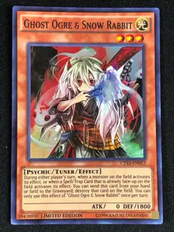 YUGIOH GHOST OGRE & SNOW RABBIT CT13-EN012 SUPER NM - Image 1