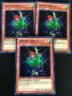 YUGIOH HARPIE LADY 2 LCJW-EN091 1ST SUPER X3 (NM) - Image 1