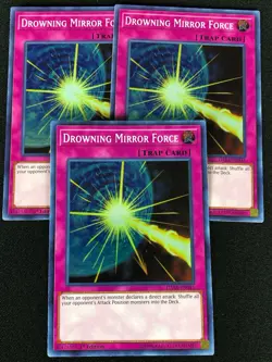 YUGIOH DROWNING MIRROR FORCE DASA-EN045 1ST SUPER X3 (NM) - Image 1
