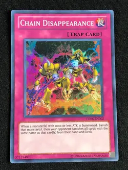 YUGIOH CHAIN DISAPPEARANCE TU06-EN002 SUPER NM - Image 1