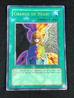 YUGIOH CHANGE OF HEART DB1-EN168 ULTRA (NM) - Image 1