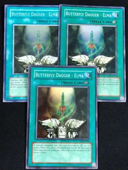 YUGIOH BUTTERFLY DAGGER ELMA DCR-032 SUPER X3 (NM) - Image 1