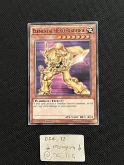 Yugioh - Elemental Hero Bladedge - SDHS-EN009 - 1st Edition - Common - NM - Image 1