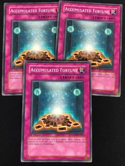 YUGIOH ACCUMULATED FORTUNE CDIP-EN057 1ST COMMON X3 (NM) - Image 1