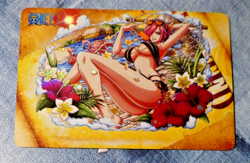 One Piece Waifu Anime Wco Card Prism Holo Mirror Carte 2 Mint - Image 1