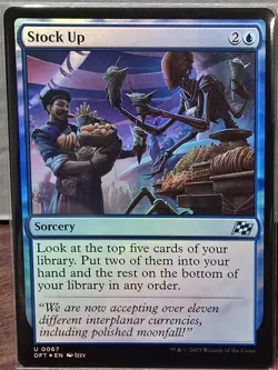 Aetherdrift (DFT) Foil Stock Up Card Magic: The Gathering NM Condition - Image 1