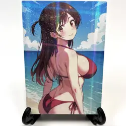 Rent-A-Girlfriend Chizuru Mizuhara Sexy Anime Waifu Girl Goddess Story Art Card - Image 1