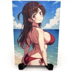 Rent-A-Girlfriend Chizuru Mizuhara Sexy Anime Waifu Girl Goddess Story Art Card - Image 2