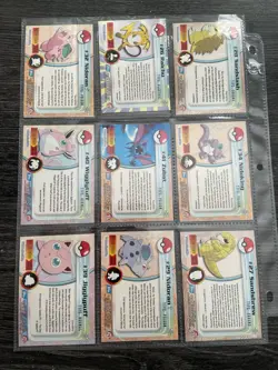 Topps Pokemon Card 9 Different Cards Mixed Job Lot - Image 2