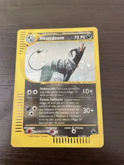 Pokemon card - HOUNDOOM H11/H32 - HOLO - Set Skyridge 2003 - ITA - Image 2