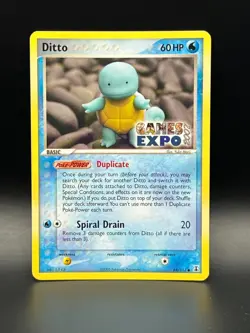 Ditto GAMES EXPO Card- Ex Delta Species 64/113-Super Rare Pokemon Promo -NM+ - Image 1