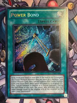 Power Bond Avian LCGX-EN184 Unlimited SECRET RARE YuGiOh Card - Image 1