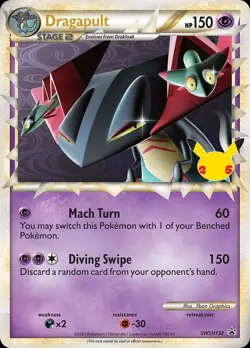 Dragapult (Prime) SWSH132 | Pokemon TCG SWSH Black Star Promo Card | Near Mint - Image 1