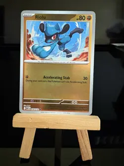 RIOLU - 76/132 Mega Evolution Set NM - Reverse Holo Common - Pokemon TCG Card - Image 1