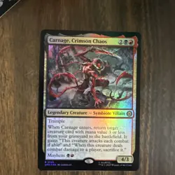 Carnage Crimson Chaos Magic The Gathering 4/3 MTG Card - Image 1