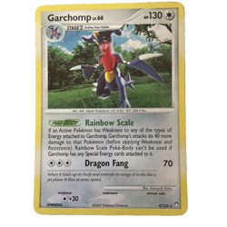 Pokemon Garchomp 2007 LV.66 Holo Card 9/123 Mysterious Treasures - Image 1