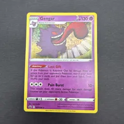 POKEMON TCG GENGAR 057/198 HOLO RARE NEAR MINT CHILLING REIGN - Image 1