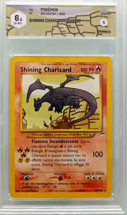 Shining Charizard #107/105 Pokemon Neo Destiny ITALIANO 🇮🇹 - Image 1