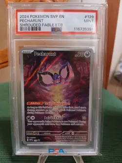 PECHARUNT 2024 POKEMON SVP EN #129 SHROUDED FABLE ETB - Image 1