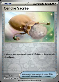 Carte Pokemon Cendre Sacree 168/182 REVERSE DRI EV10 Rivalitees FR NEUVE - Image 1