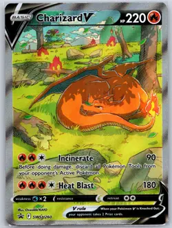 Charizard V - SWSH260 Near Mint SWSH: Sword & Shield Promo Cards Pokemon Shipnow - Image 1
