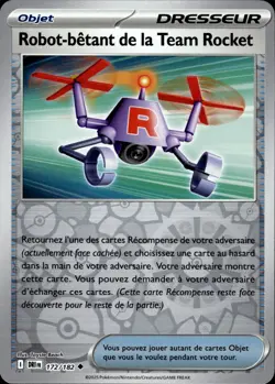Carte Pokemon ROBOT-BETANT team rocket REVERSE Fr - EV10 DRI FR - 172/182 - Neuf - Image 1