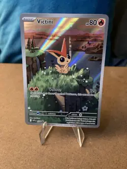 Pokemon TCG Victini 208 Scarlet & Violet Black Star Promo - Image 1