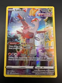 Pokemon Latias TCG Holo Card GG20/GG70 Crown Zenith: Galarian Gallery - LP - Image 1