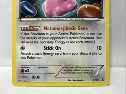 Pokemon TCG Ditto Black Star Promo Holo Card XY40 LP - Image 3