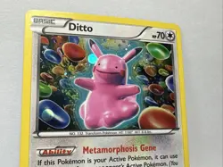 Pokemon TCG Ditto Black Star Promo Holo Card XY40 LP - Image 4