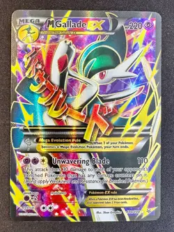 M Gallade EX 100/108 2015 XY Roaring Skies Pokemon Card Full Art Mega - Lp - Image 1