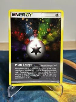 Multi Energy 103/112 Rare Reverse Holo Ex Fire Red Leaf Green Pokemon Card MP - Image 1