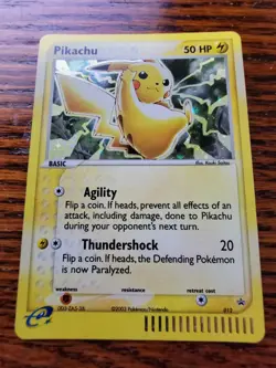 Pikachu Black Star Promo 012 E-Reader Holo 2003 Pokemon Card - PL - Image 1