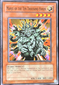 Manju of the Ten Thousand Hands- IOC-088 Common YuGiOh TCG Card - Image 1