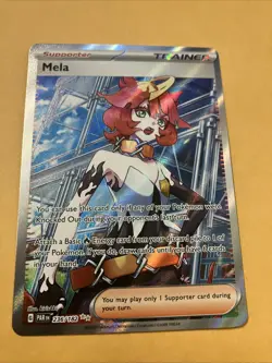 Mela 236/182 - Pokemon TCG Paradox Rift Full Art Ultra Rare Card LP Tcg - Image 1