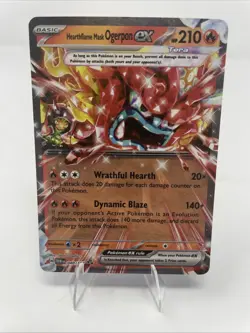 Pokemon TCG Hearthflame Mask Ogerpon ex 040/167 2024 TWM Double Rare Card - NM - Image 1