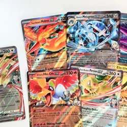 Destined Rivals EX Cards + SVP EX (7 Card Lot) / Persian, Moltres, Crobat & More - Image 2