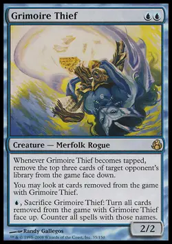 MTG Magic - Grimoire Thief - Morningtide - Rare - NM - Image 1