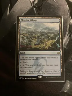 MTG ~ Mistrise Village ~ Tarkir: Dragonstorm ~ Near Mint ~ Rare - Image 1